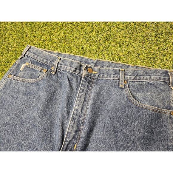 Carhartt Jeans Relaxed Fit Blue B17DST Men's 40 x 34 Dark Wash - Picture 2 of 8